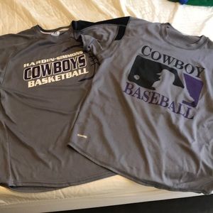 Hardin-Simmons University b-ball shirts